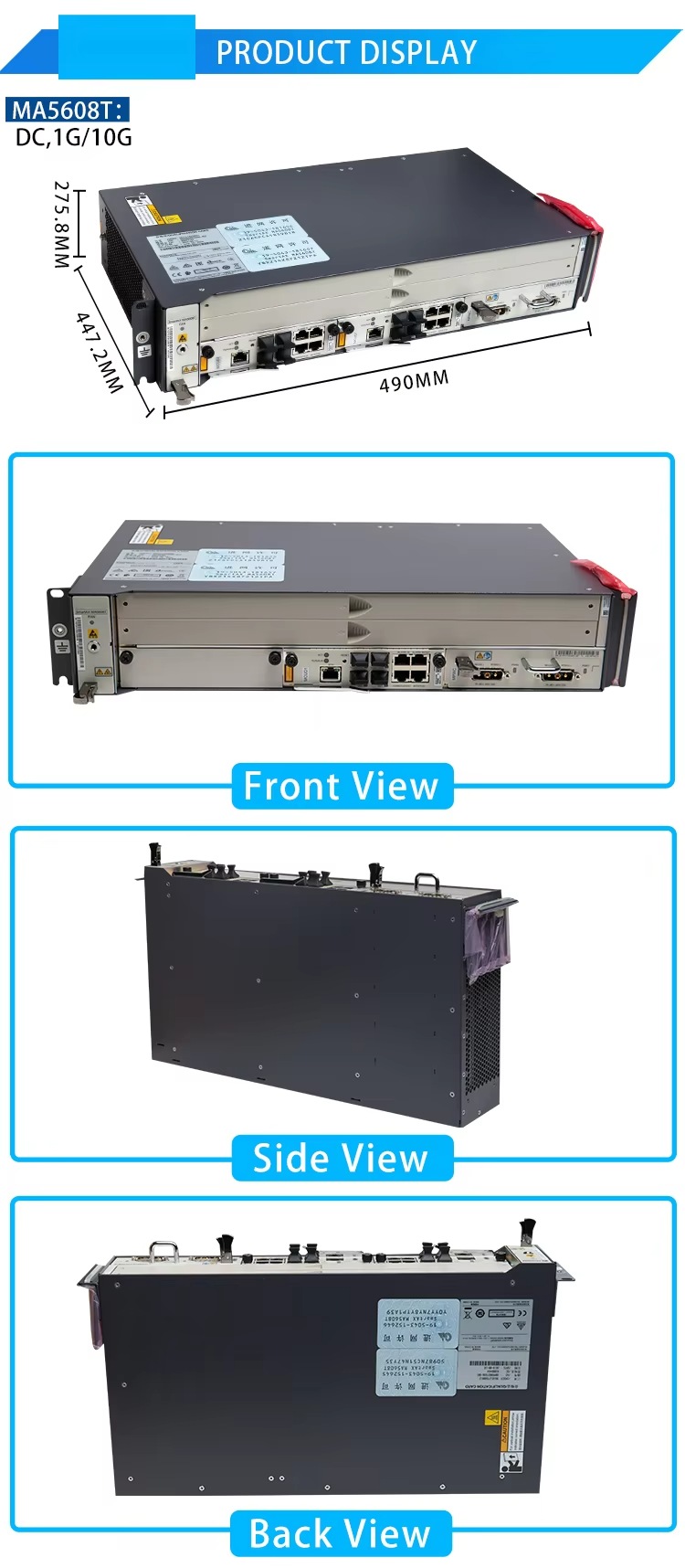 Compact OLT for FTTH