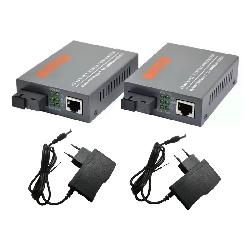 10、100、1000M Meida Converter SMF 1Fiber+1Rj45 3km