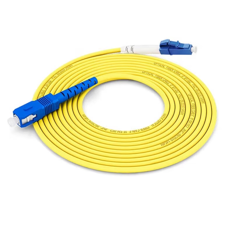 SC-LC Simplex Single  Fiber Optic Patch Cord