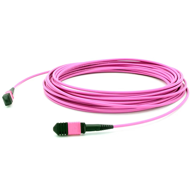100G bundled10 Gigabit multimode om4 fiber optic lc uniboot patch cord cable