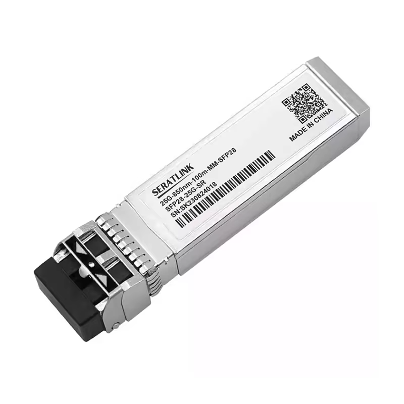 SFP28 25G SR 850nm 100m Optical Transceiver Compatible SFP-25G-SR Dual LC MMF Optical Transceiver Module